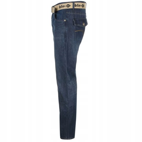Lee Cooper Belted jeansy męskie z paskiem Lee Cooper Belted jeansy męskie z paskiem
