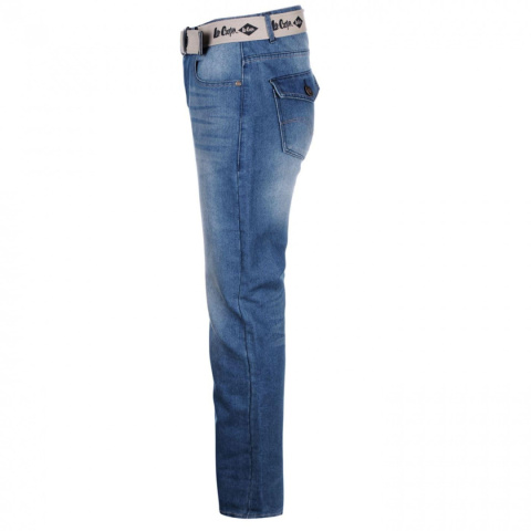 Lee Cooper Belted jeansy męskie z paskiem Lee Cooper Belted jeansy męskie z paskiem