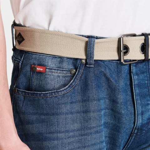 Lee Cooper Belted jeansy męskie z paskiem Lee Cooper Belted jeansy męskie z paskiem